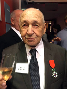 Henri J wears his Legion of Honor medal with humble honor